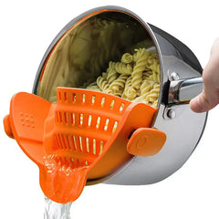 Silicone Kitchen Snap N Strain Filter